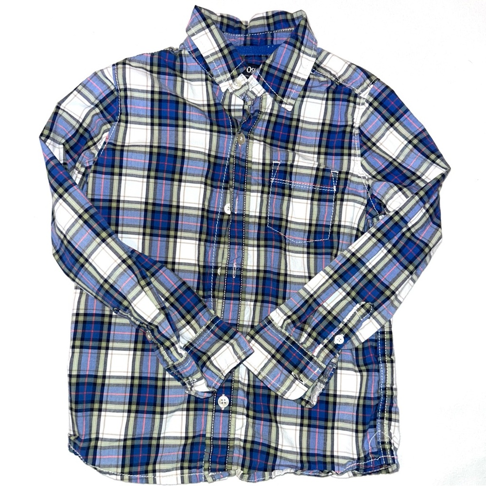 OshKosh B'gosh Multicolor Plaid Button Down Shirt